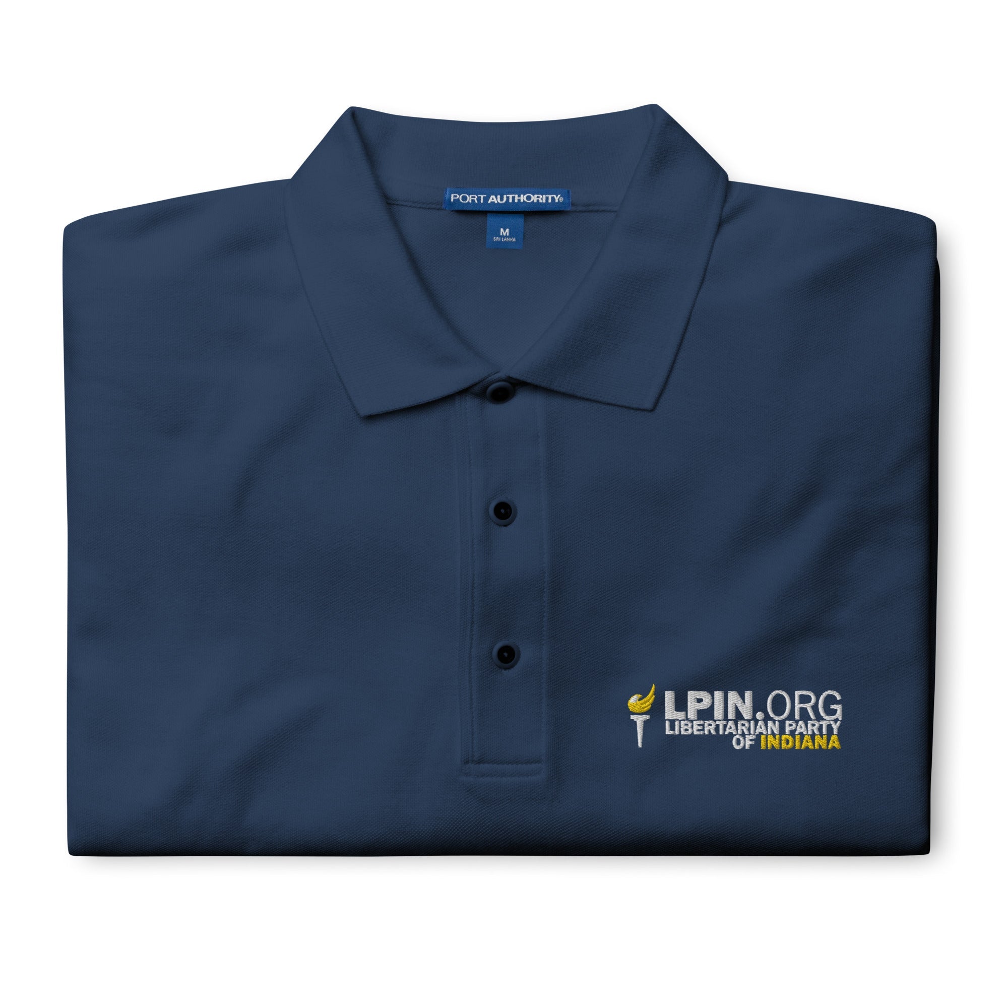 Libertarian Party of Indiana Men's Premium Polo