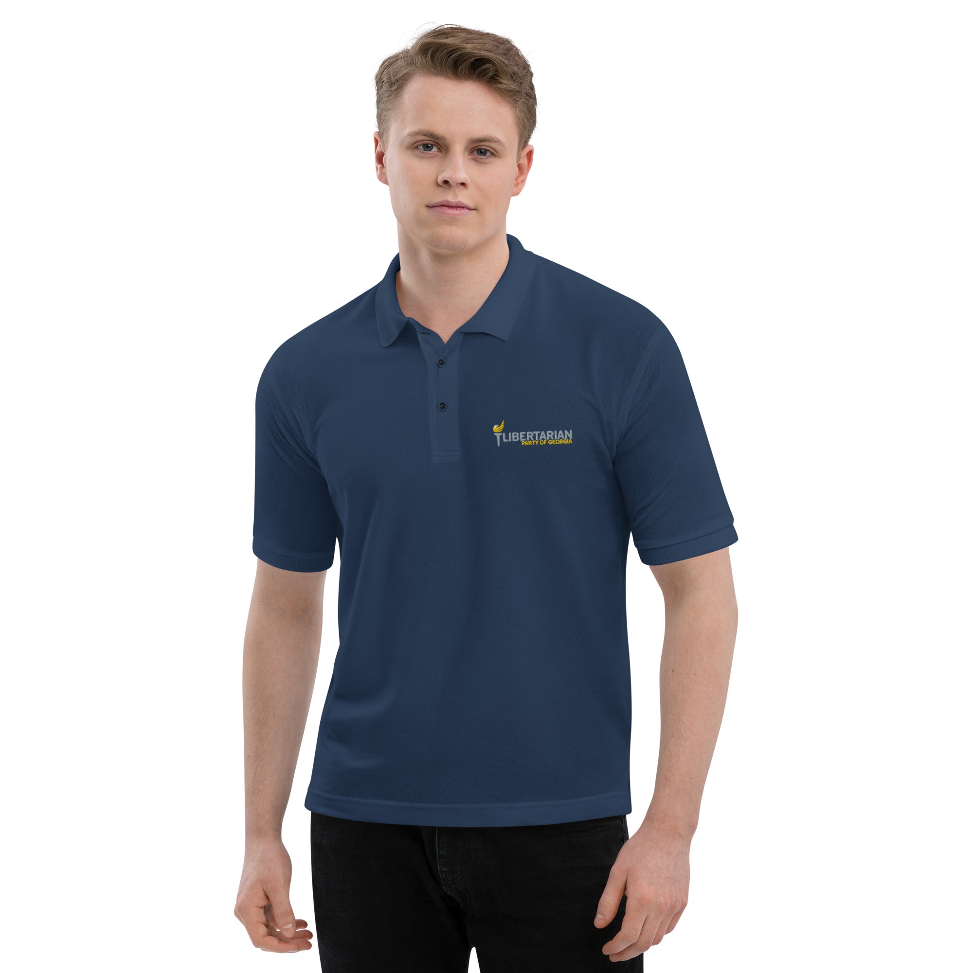 Libertarian Party of Georgia Men's Premium Polo