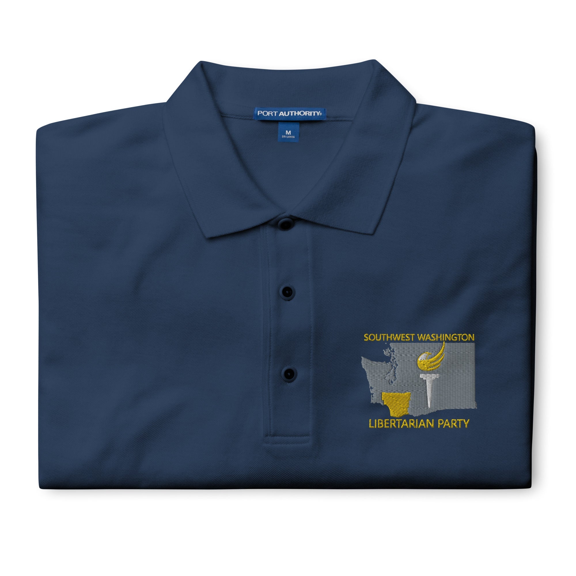 Southwest Washington Libertarian Party Men's Premium Polo