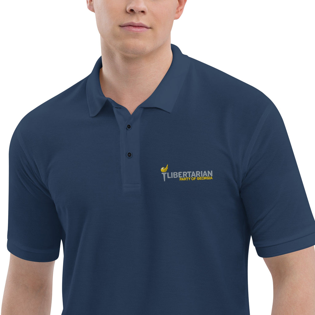 Libertarian Party of Georgia Men's Premium Polo