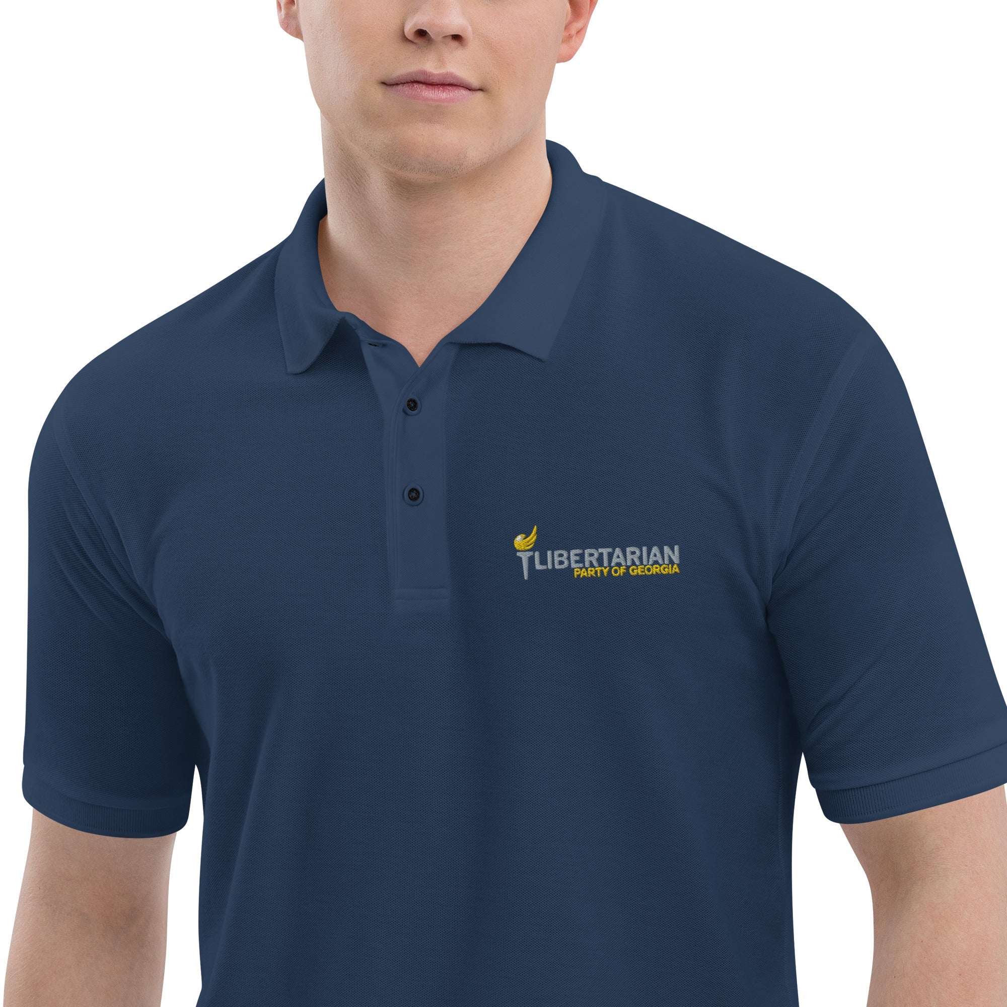Libertarian Party of Georgia Men's Premium Polo