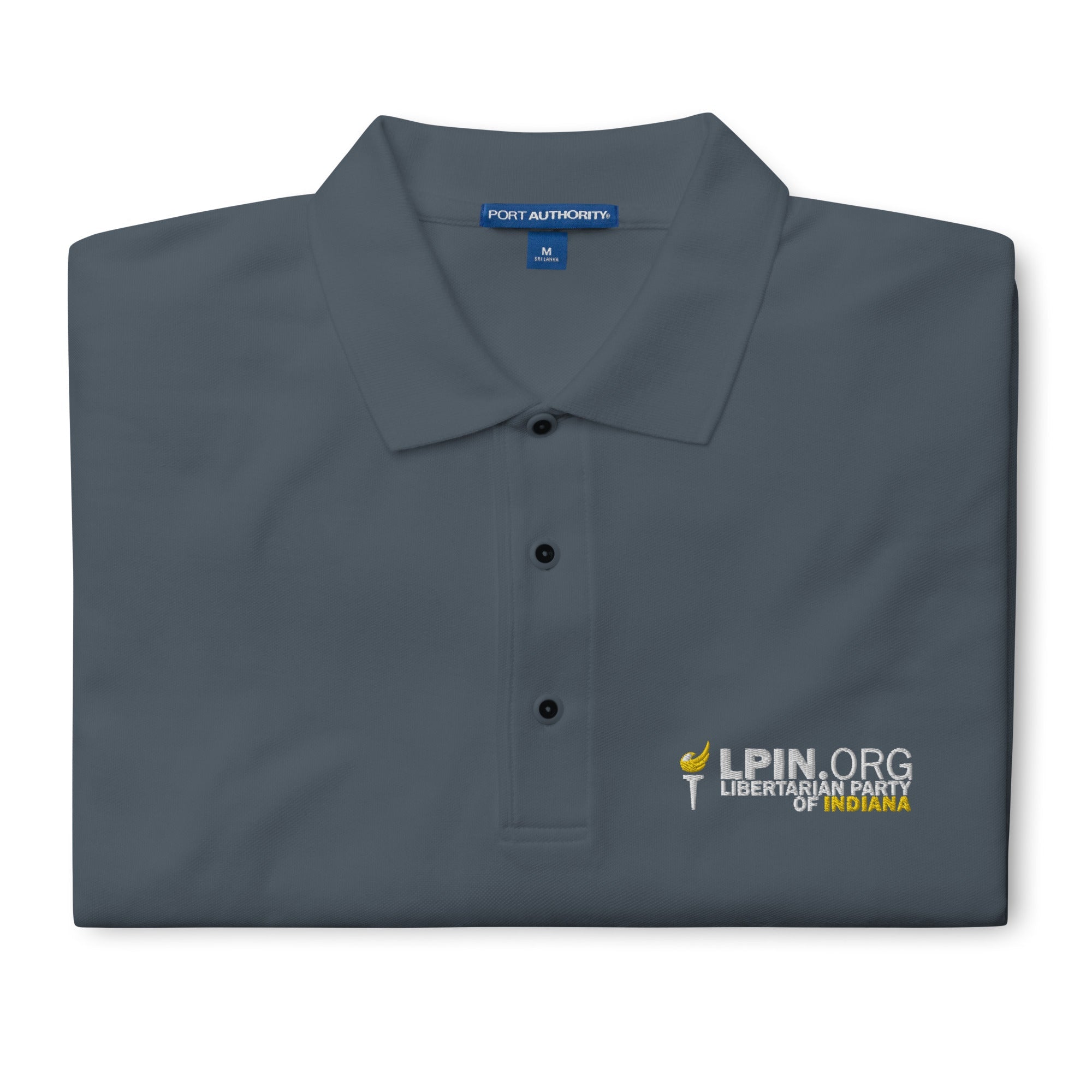 Libertarian Party of Indiana Men's Premium Polo