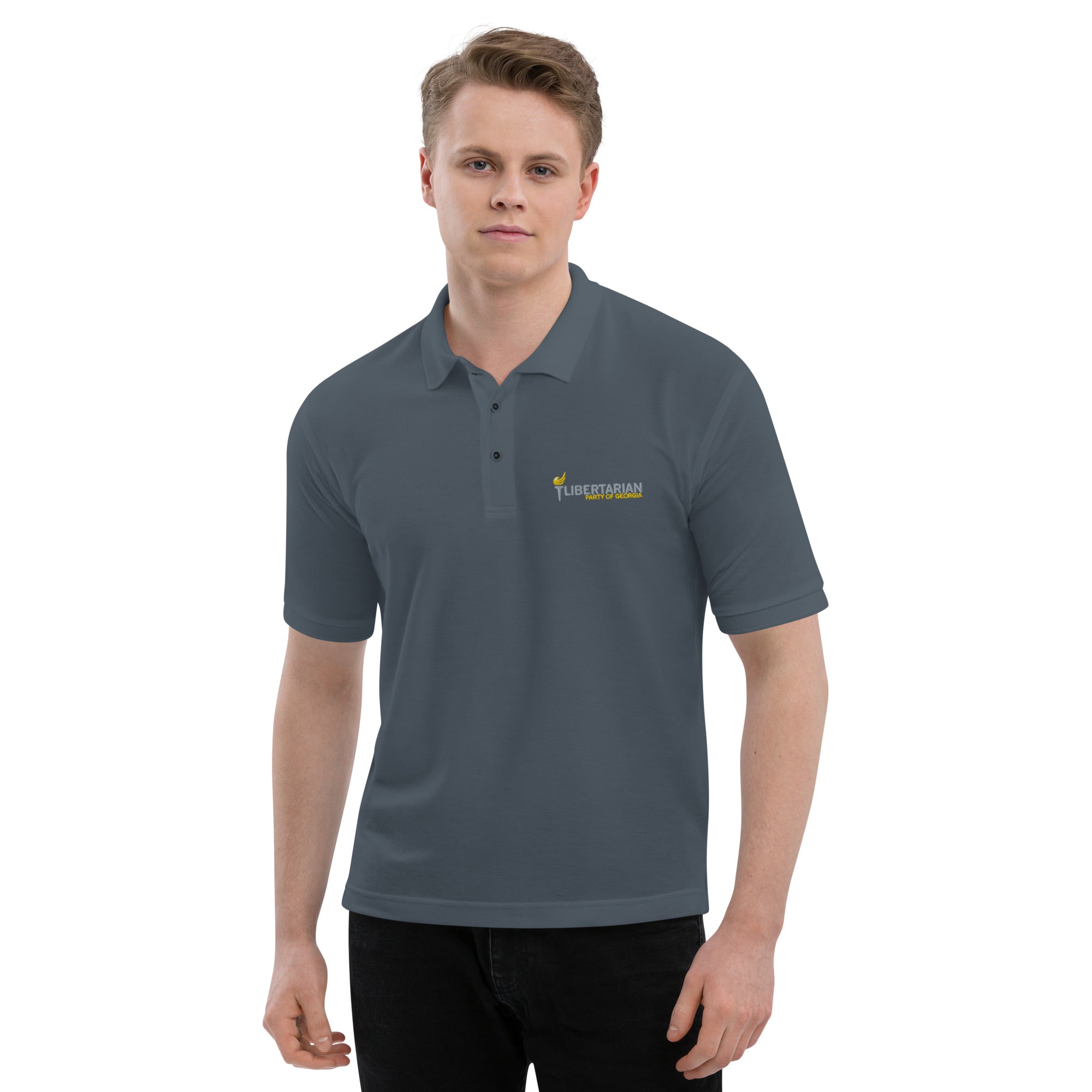 Libertarian Party of Georgia Men's Premium Polo