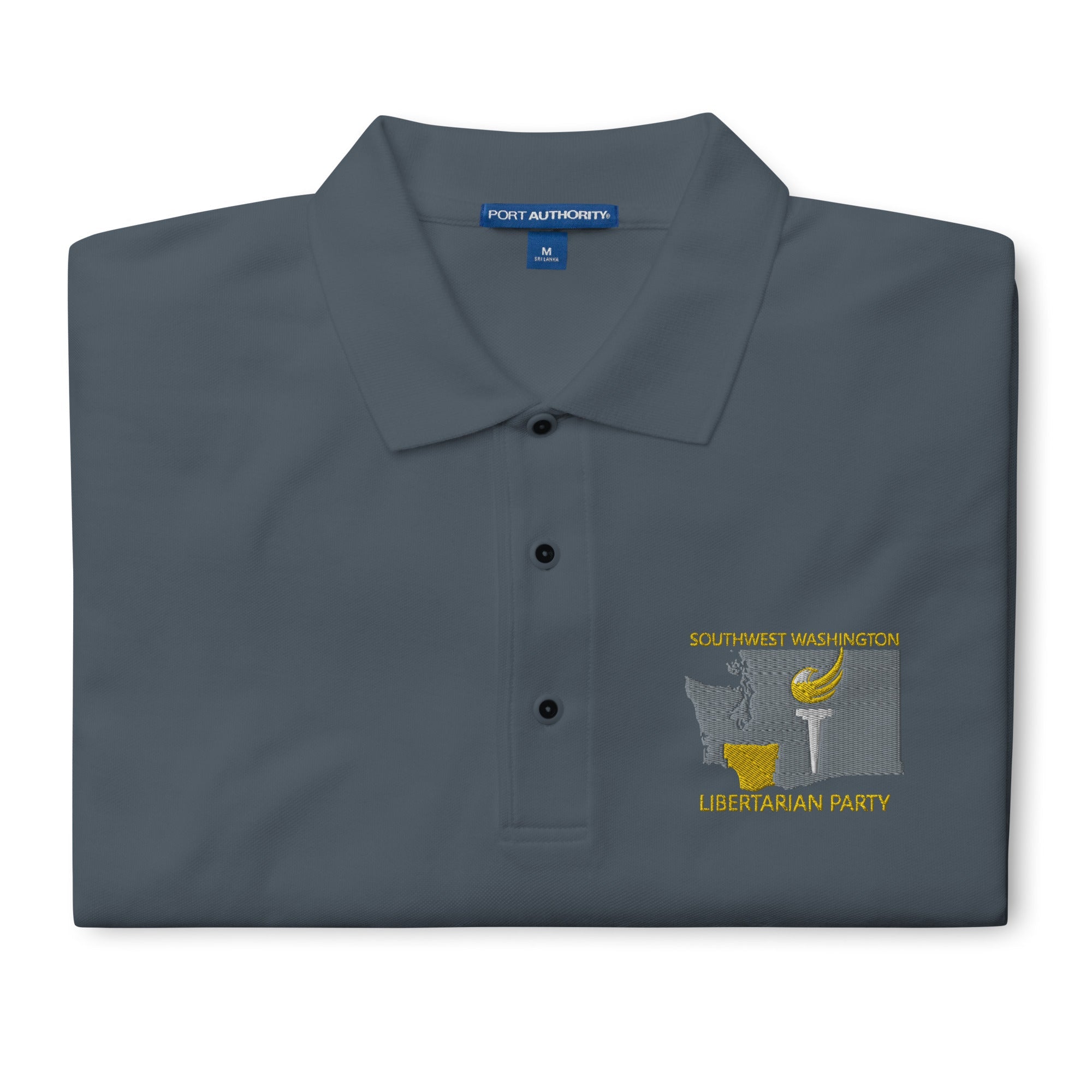 Southwest Washington Libertarian Party Men's Premium Polo
