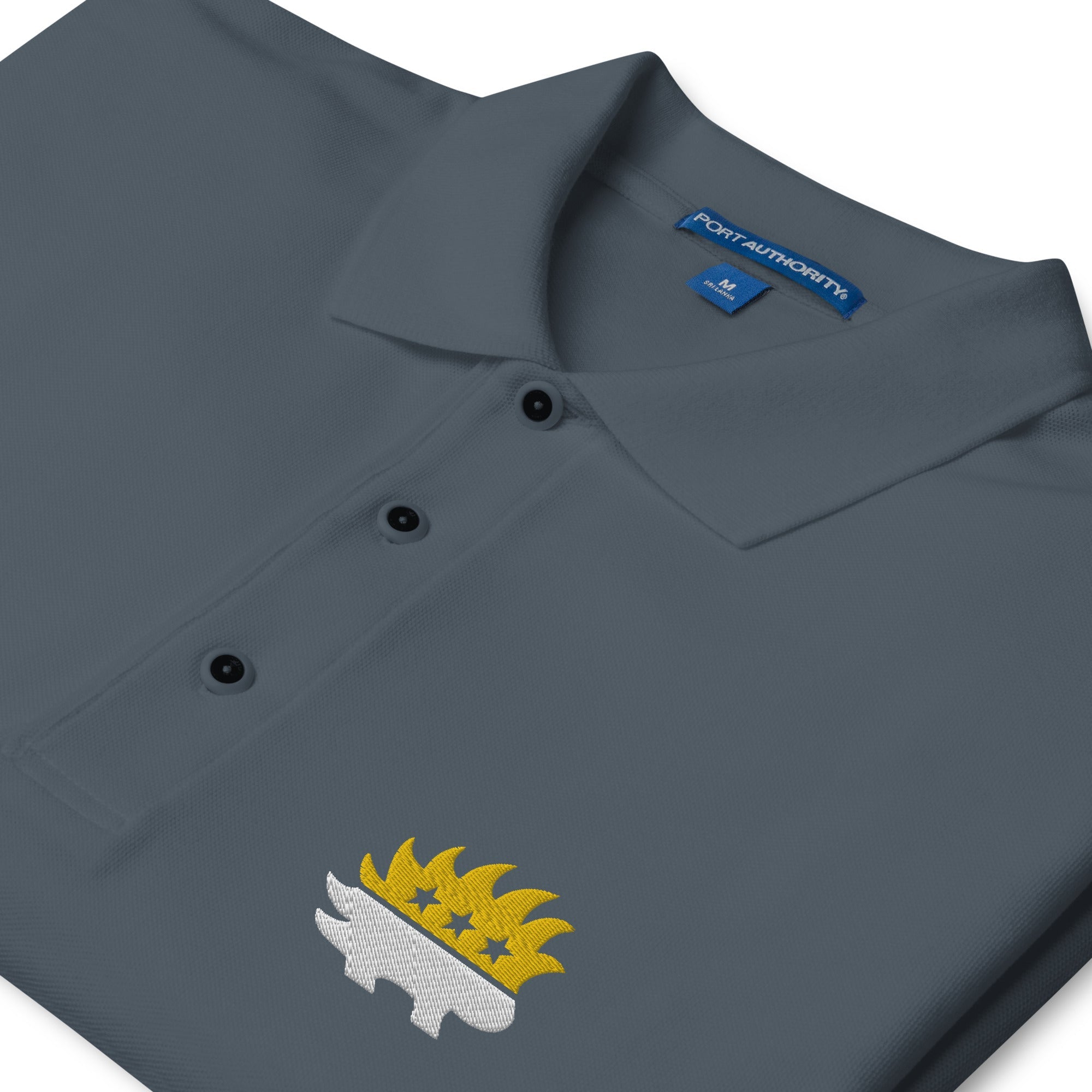 Libertarian Party Porcupine (Two-Color) Men's Premium Polo