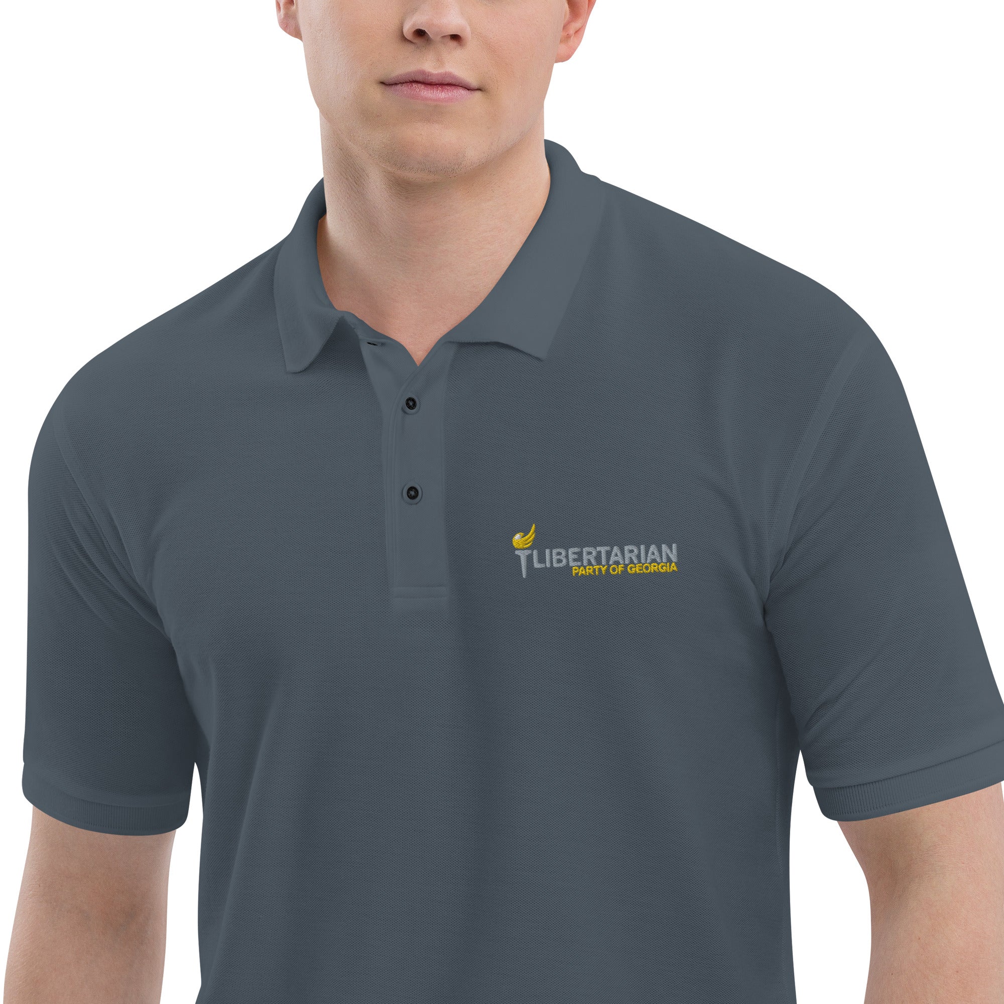 Libertarian Party of Georgia Men's Premium Polo