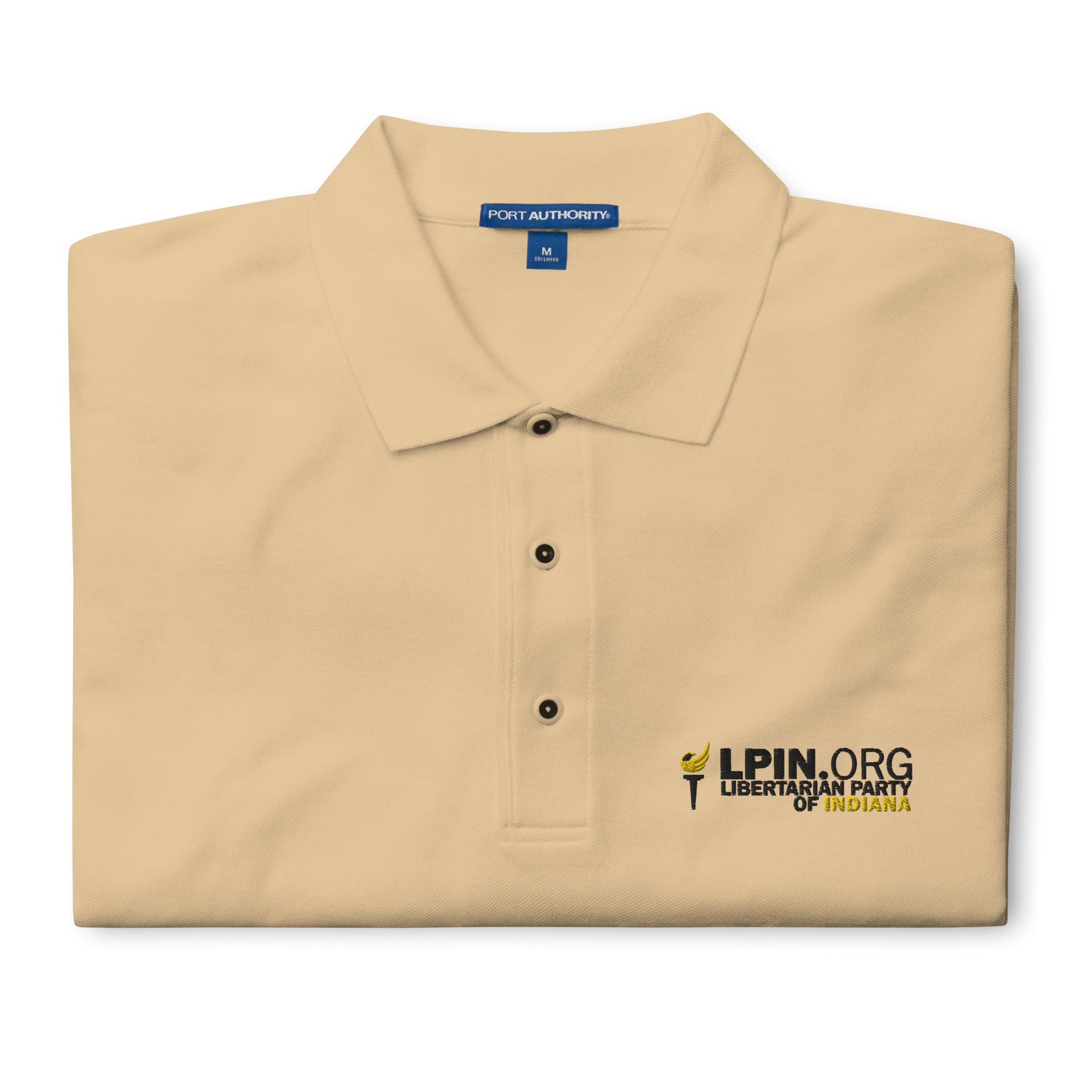 Libertarian Party of Indiana Men's Premium Polo