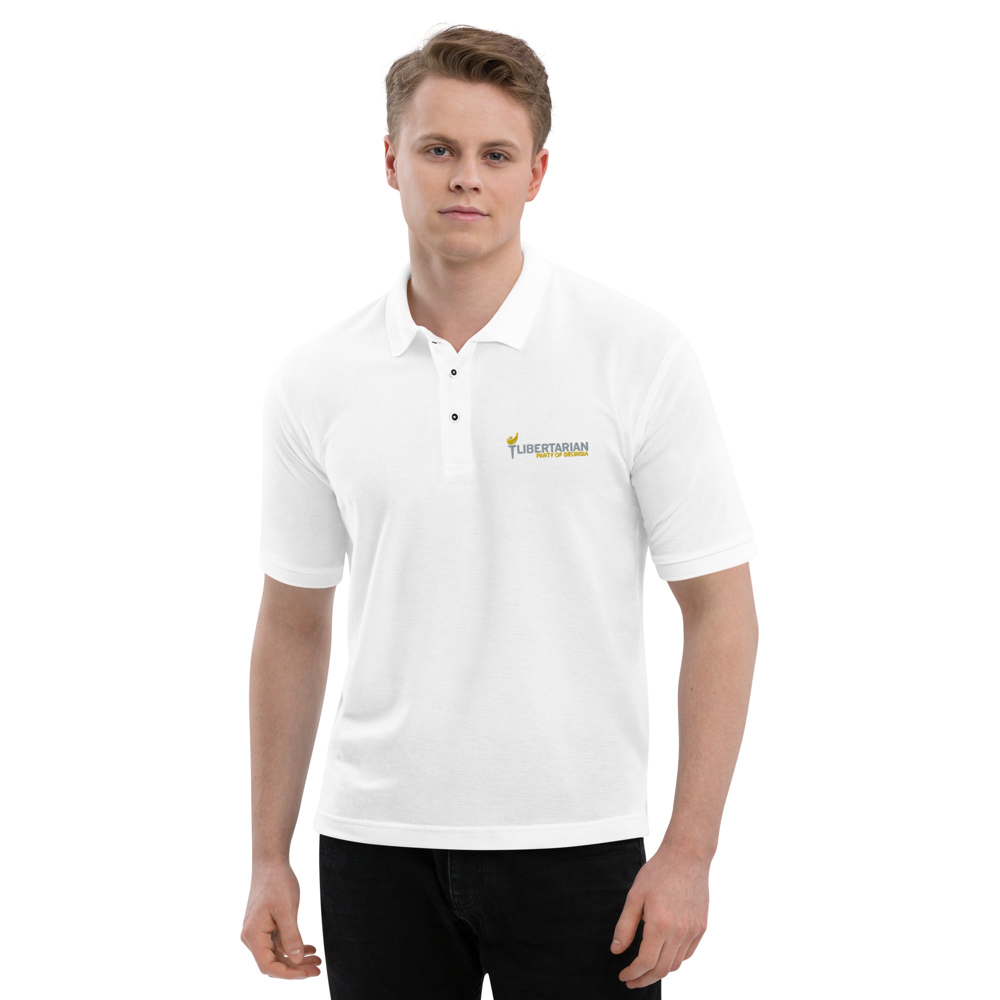 Libertarian Party of Georgia Men's Premium Polo