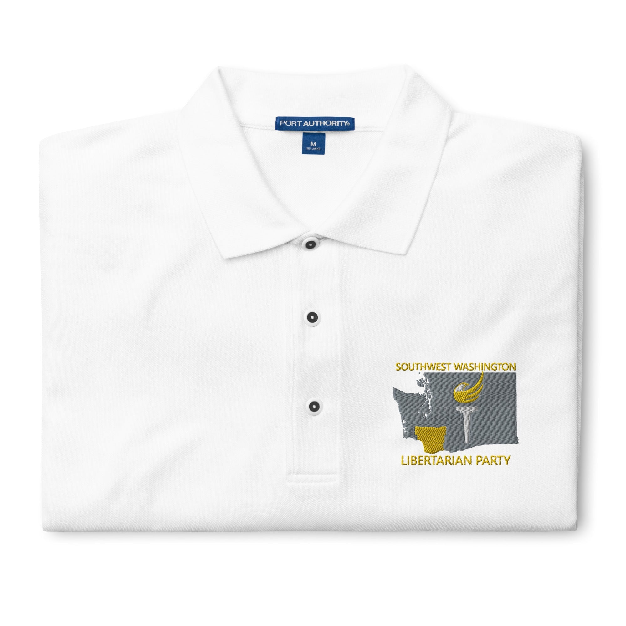 Southwest Washington Libertarian Party Men's Premium Polo