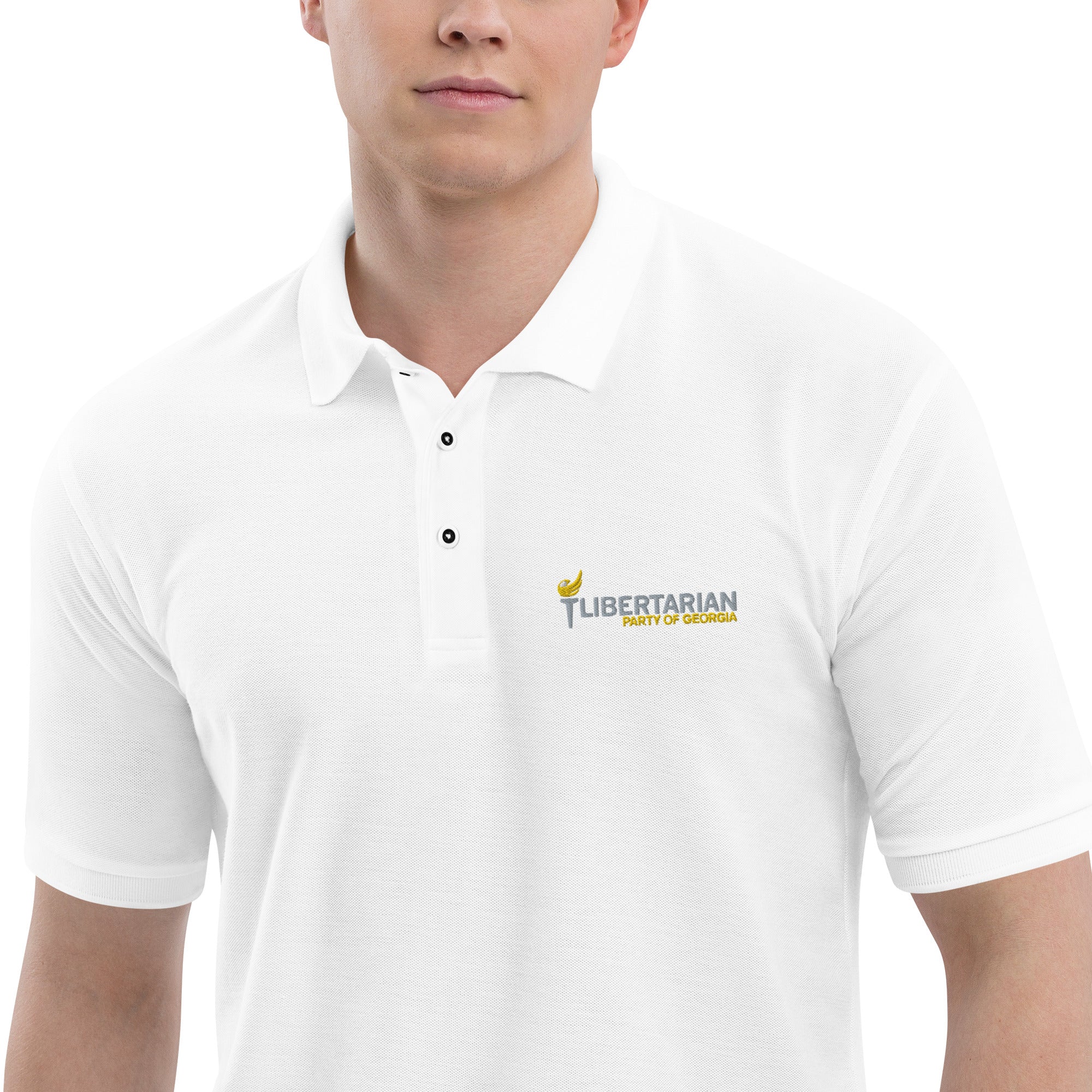Libertarian Party of Georgia Men's Premium Polo