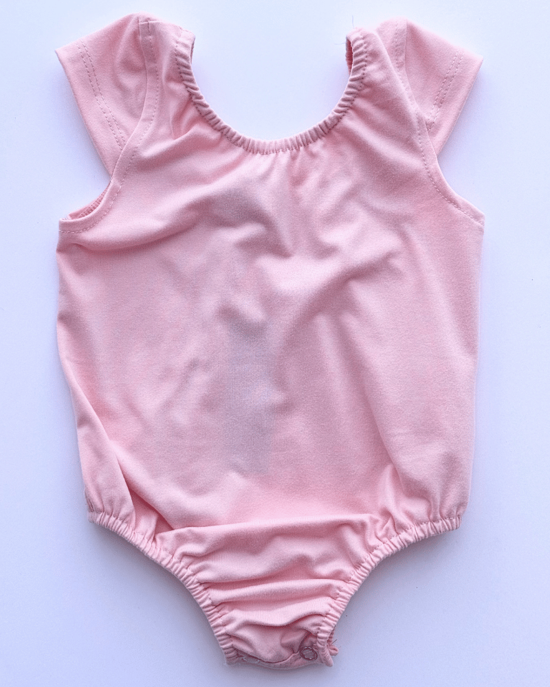 Maggie Cap Sleeve Leotard - Pink