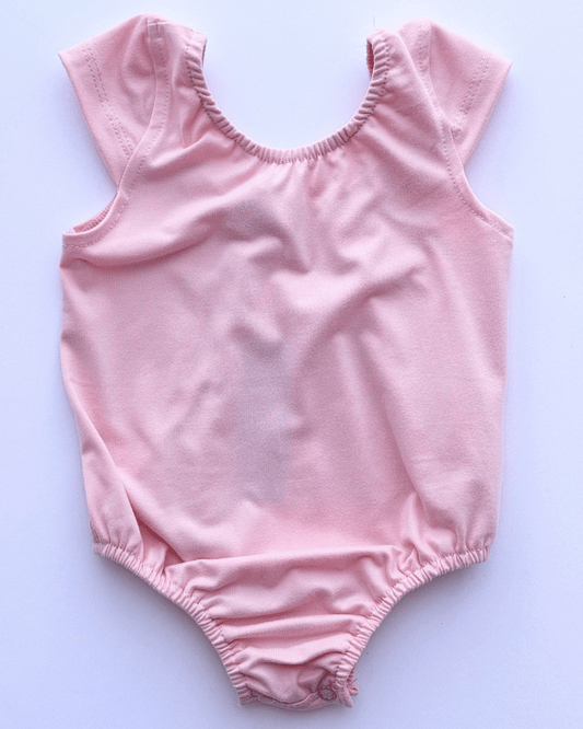 Maggie Cap Sleeve Leotard - Pink