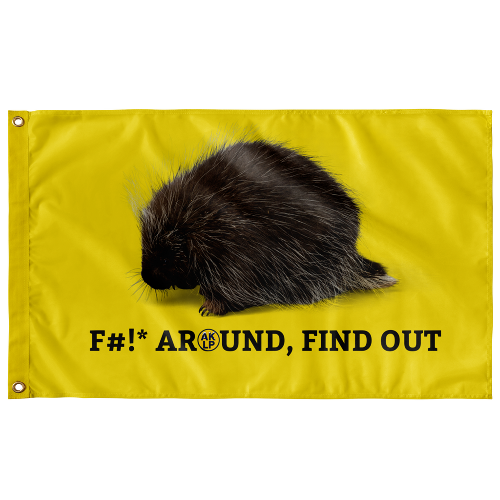 F#!* Around and Find Out Single Sided Flag Alaska LP