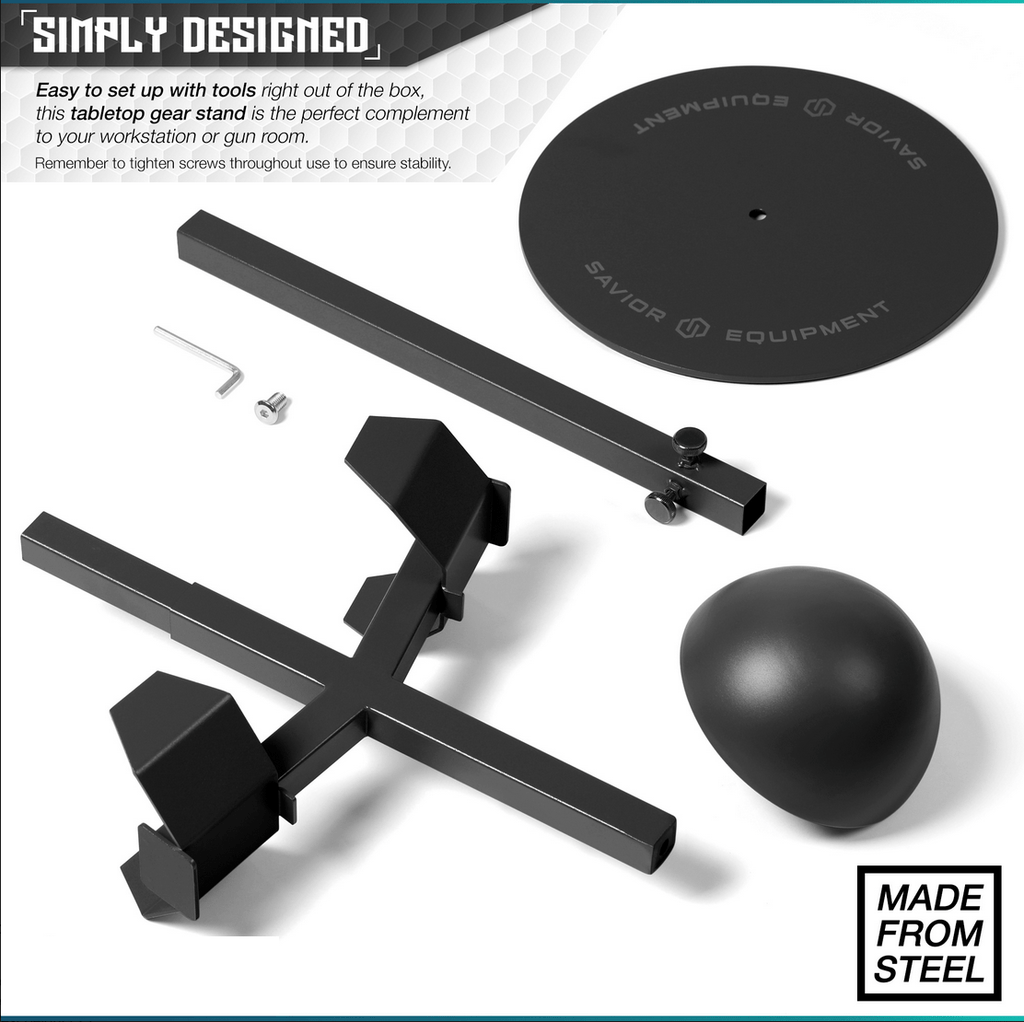 Tabletop Gear Rack