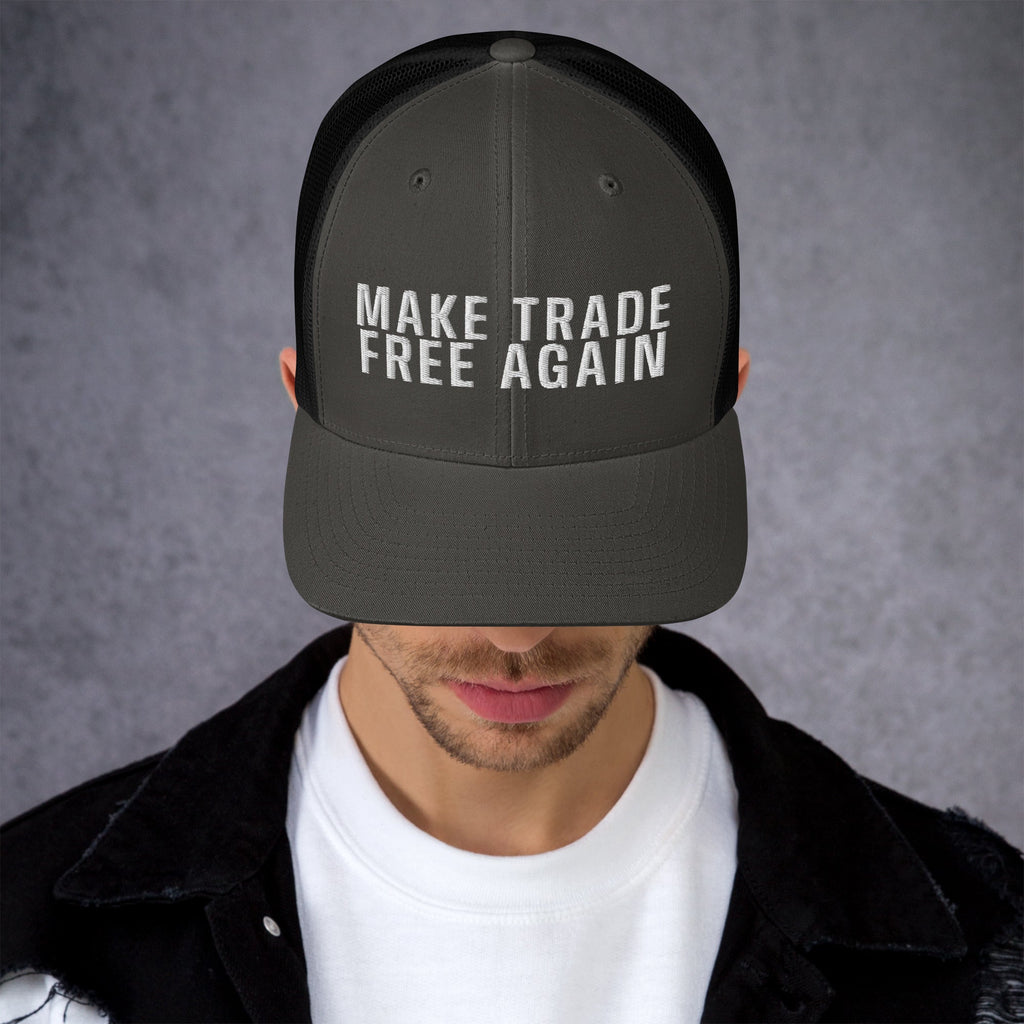 Make Trade Free Again Anti Tariff Trucker Cap