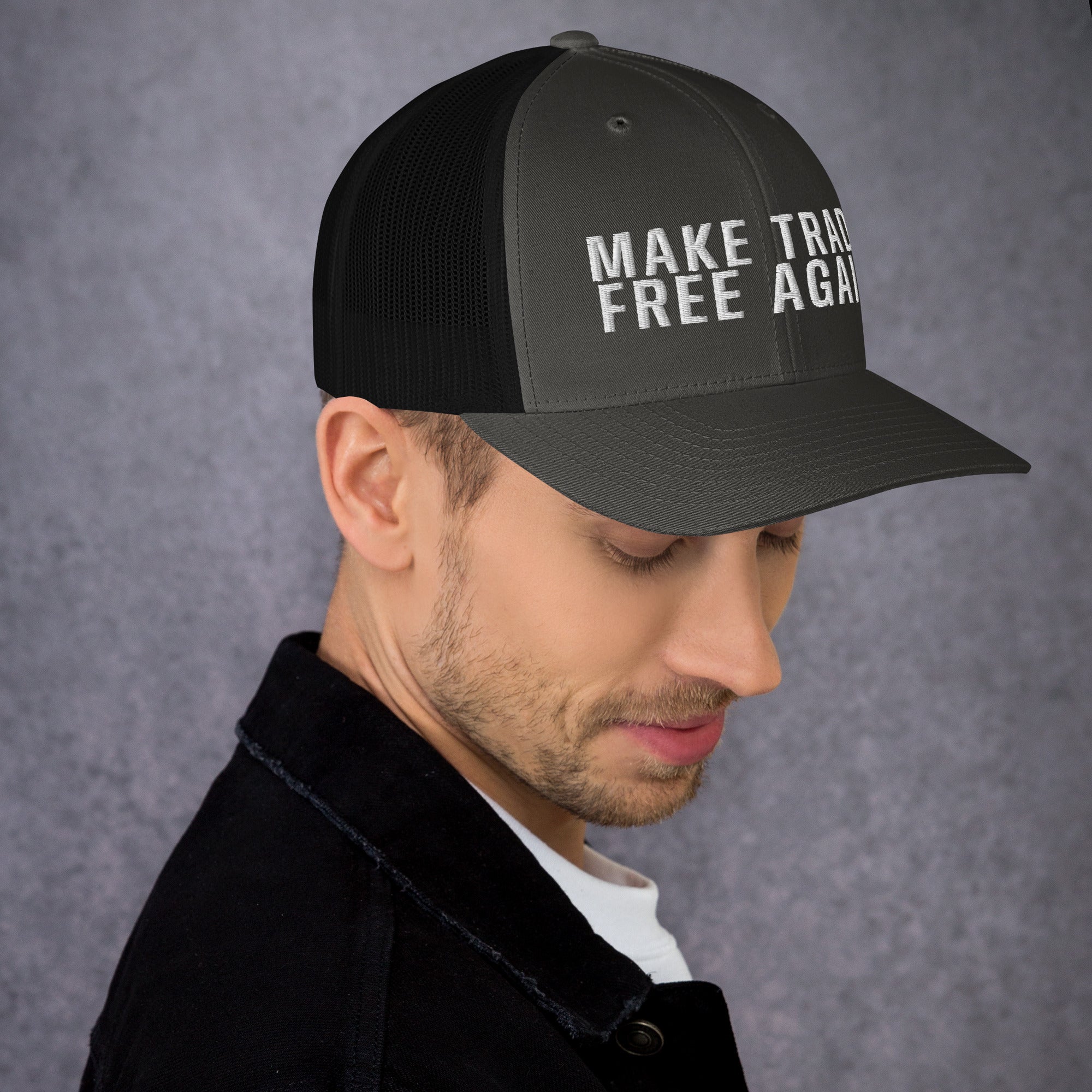 Make Trade Free Again Anti Tariff Trucker Cap