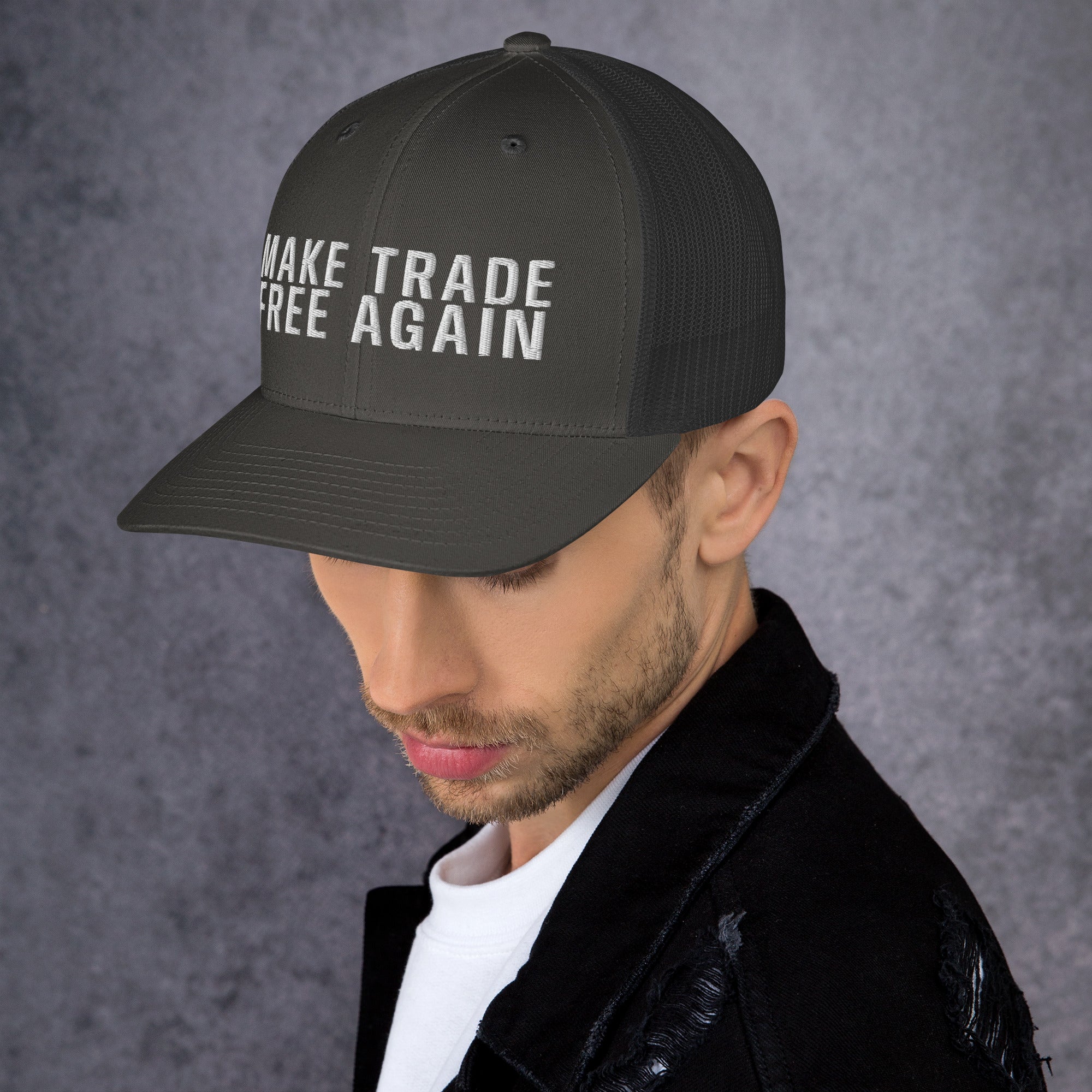 Make Trade Free Again Anti Tariff Trucker Cap