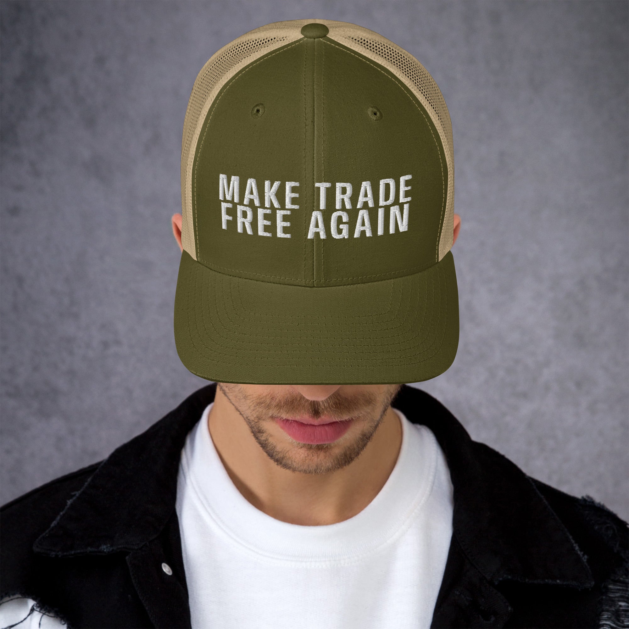 Make Trade Free Again Anti Tariff Trucker Cap
