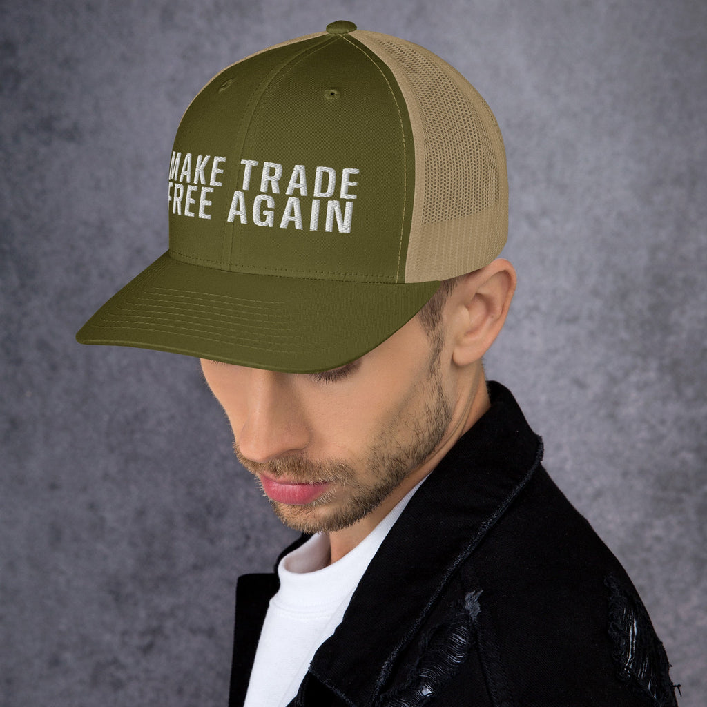 Make Trade Free Again Anti Tariff Trucker Cap