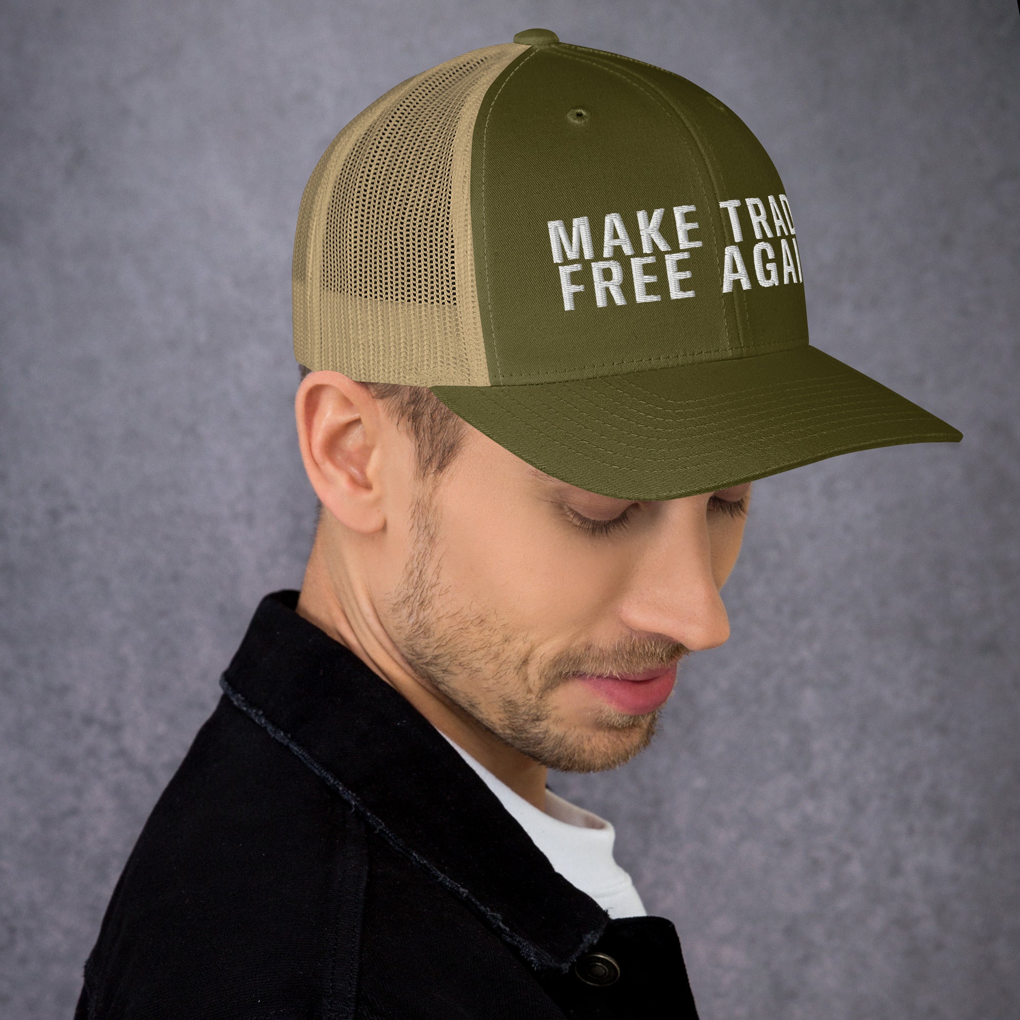 Make Trade Free Again Anti Tariff Trucker Cap