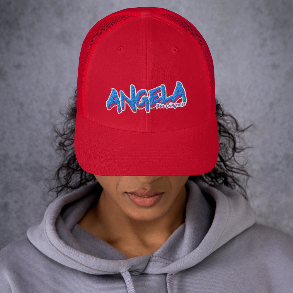 Angela For Congress Trucker Cap