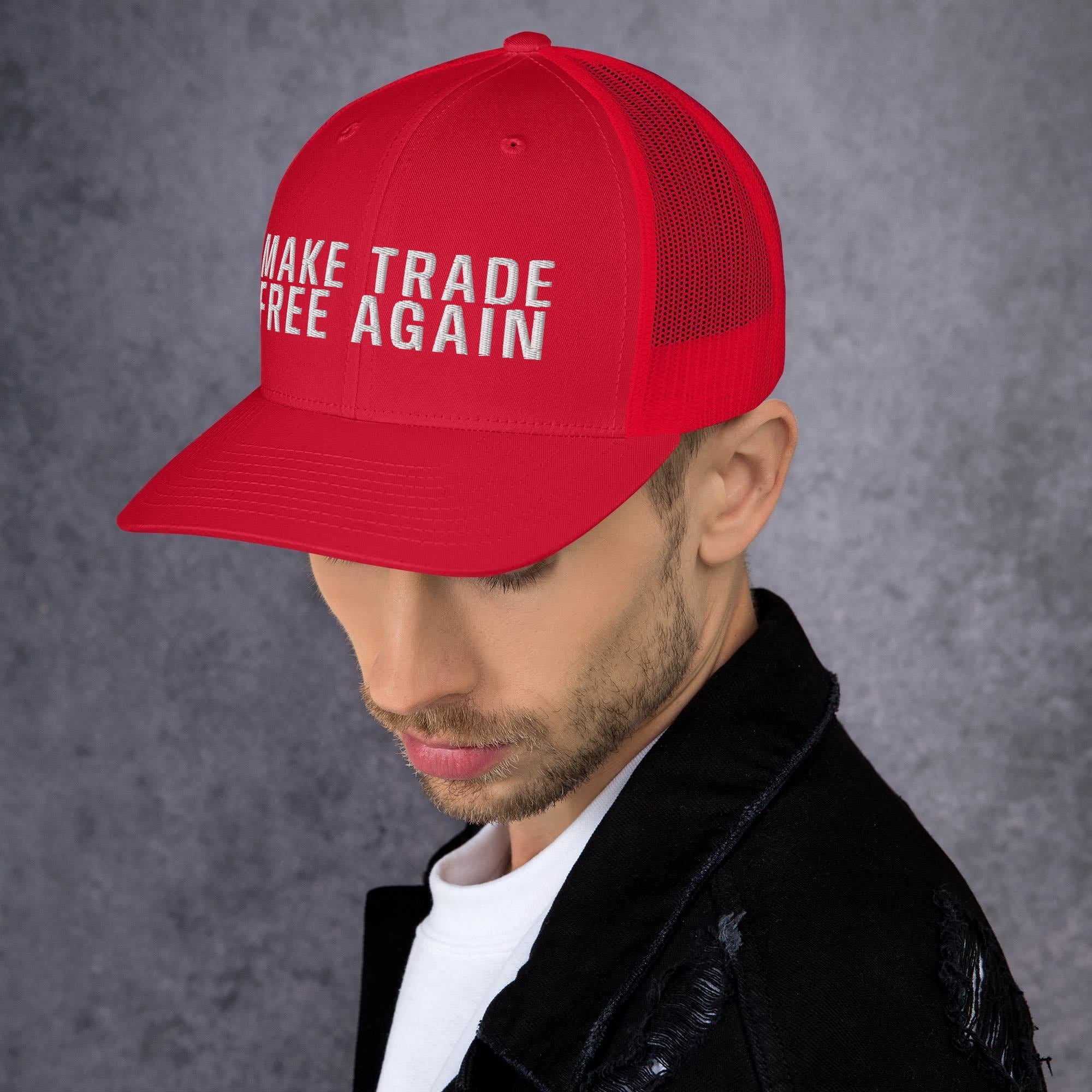 Make Trade Free Again Anti Tariff Trucker Cap