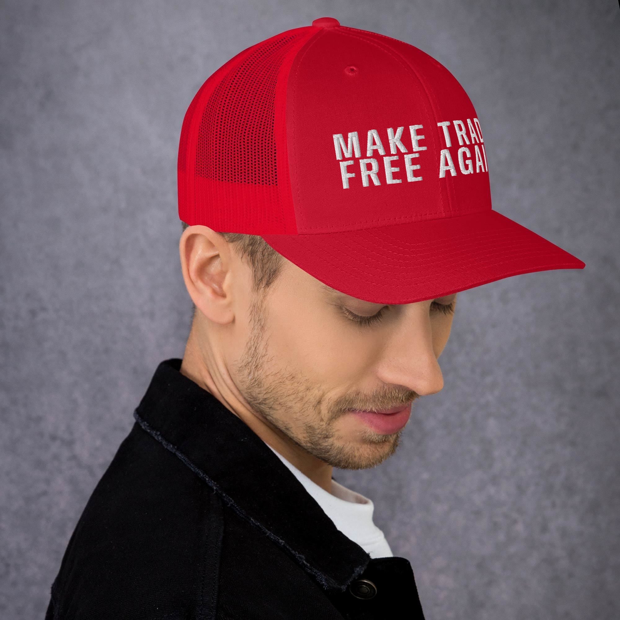 Make Trade Free Again Anti Tariff Trucker Cap
