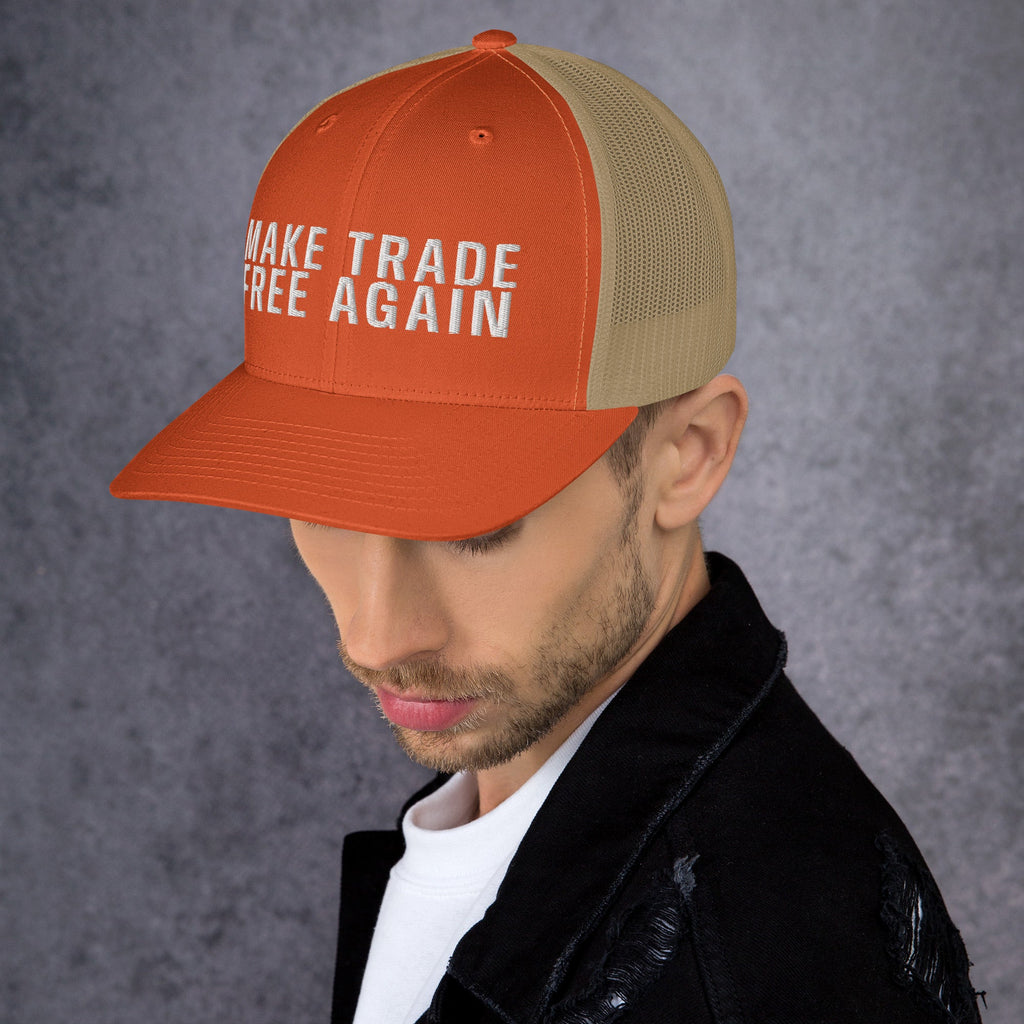 Make Trade Free Again Anti Tariff Trucker Cap