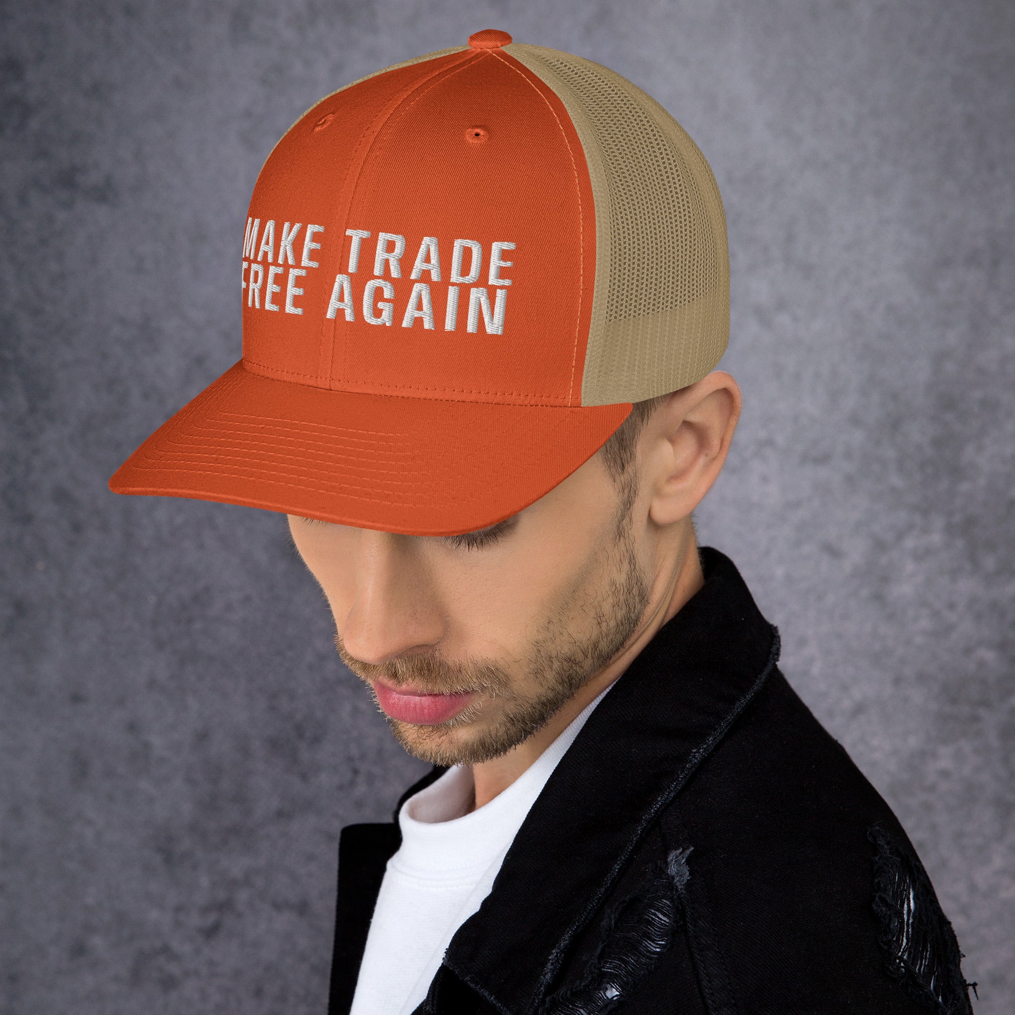 Make Trade Free Again Anti Tariff Trucker Cap
