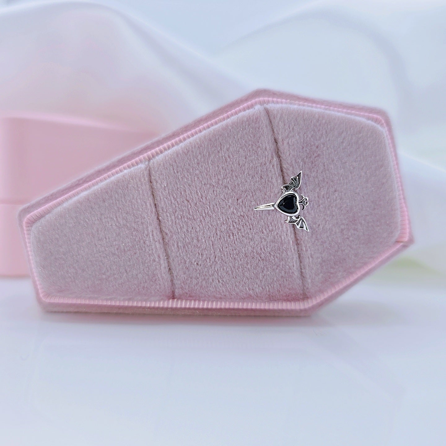 Gothic Black Diamond Option Earrings