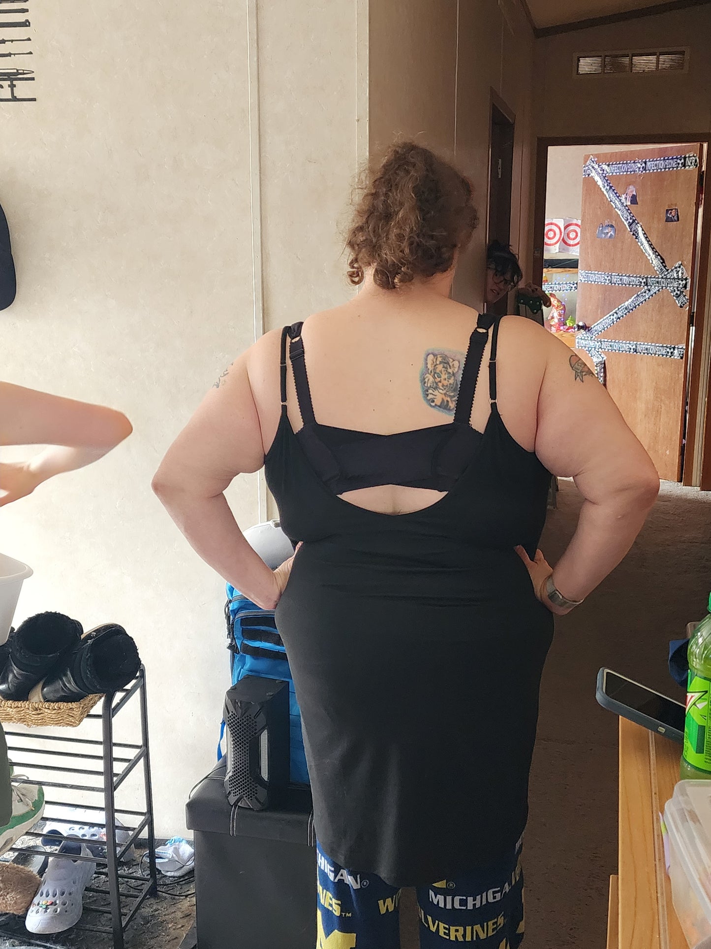 Scoop Neck Spaghetti Strap Lounge Dress