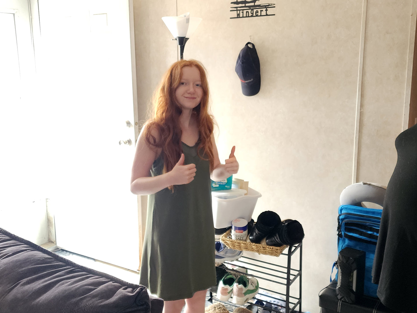 Scoop Neck Spaghetti Strap Lounge Dress