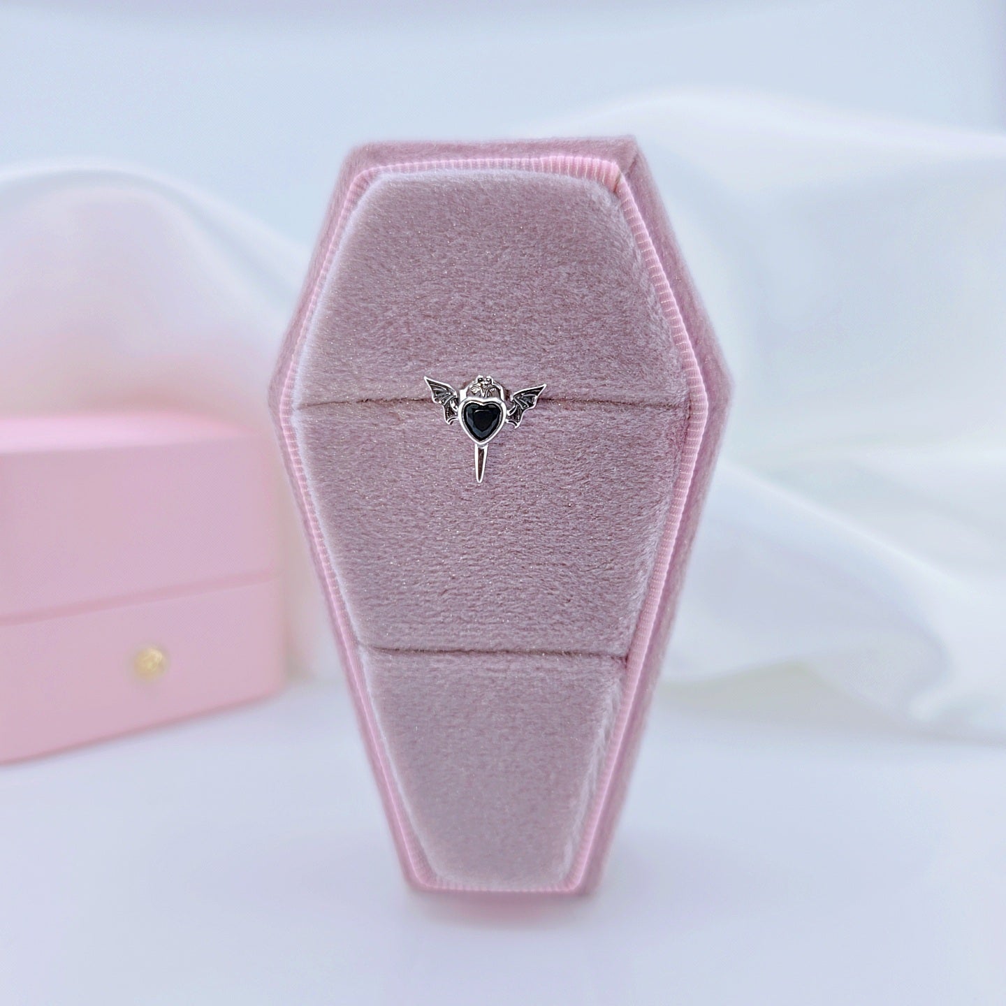 Gothic Black Diamond Option Earrings