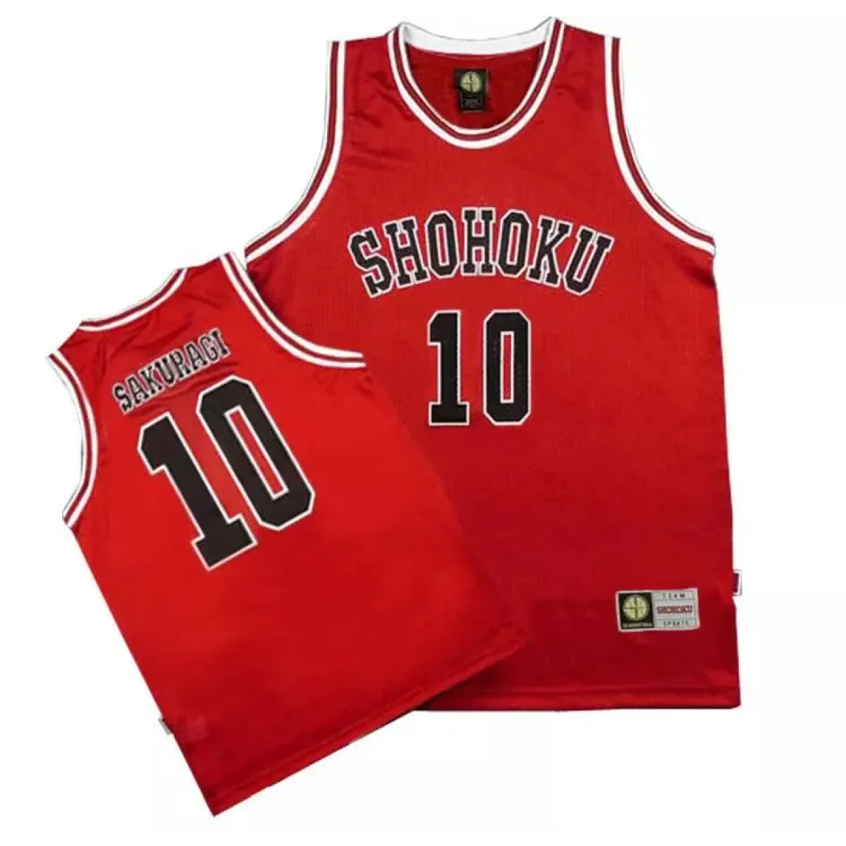 Shohoku Basketball Team Jersey - Sakuragi Hanamichi, Rukawa