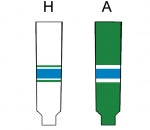 Modelline Salavat Yulaev UFA Home White Knit Ice Hockey Socks