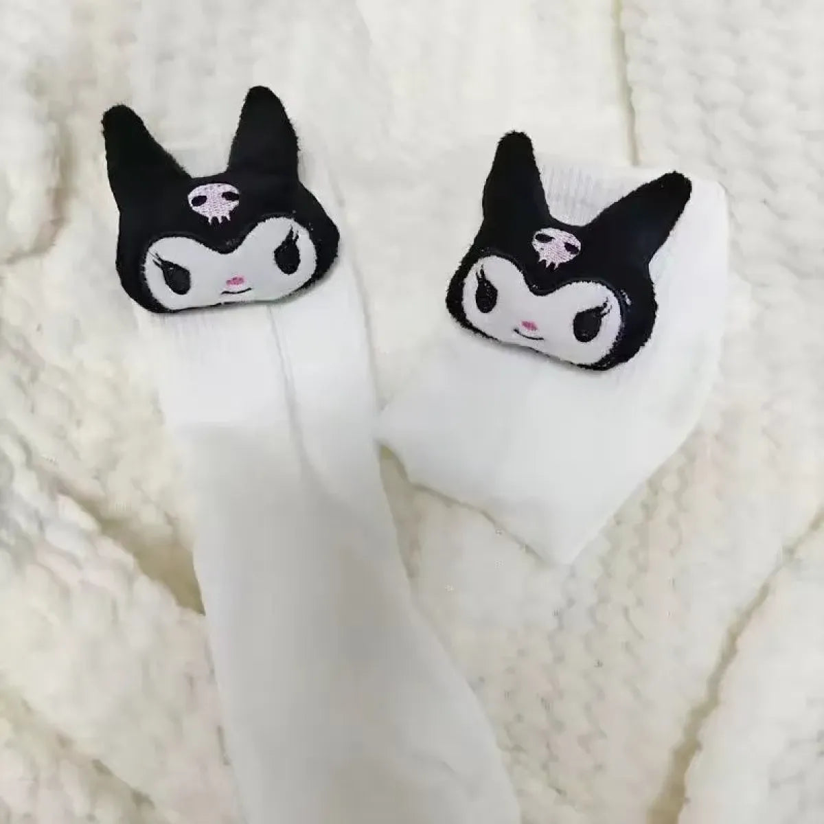 Sanrio Kuromi Doll Socks - Kawaii Anime Fashion