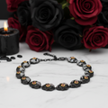 Shiny Gothic Skull Bracelet
