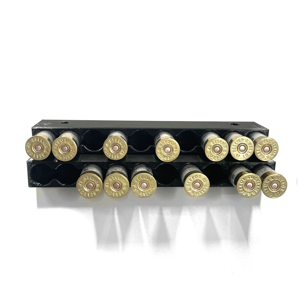 Angled Shotgun Shell Wall Storage Rack