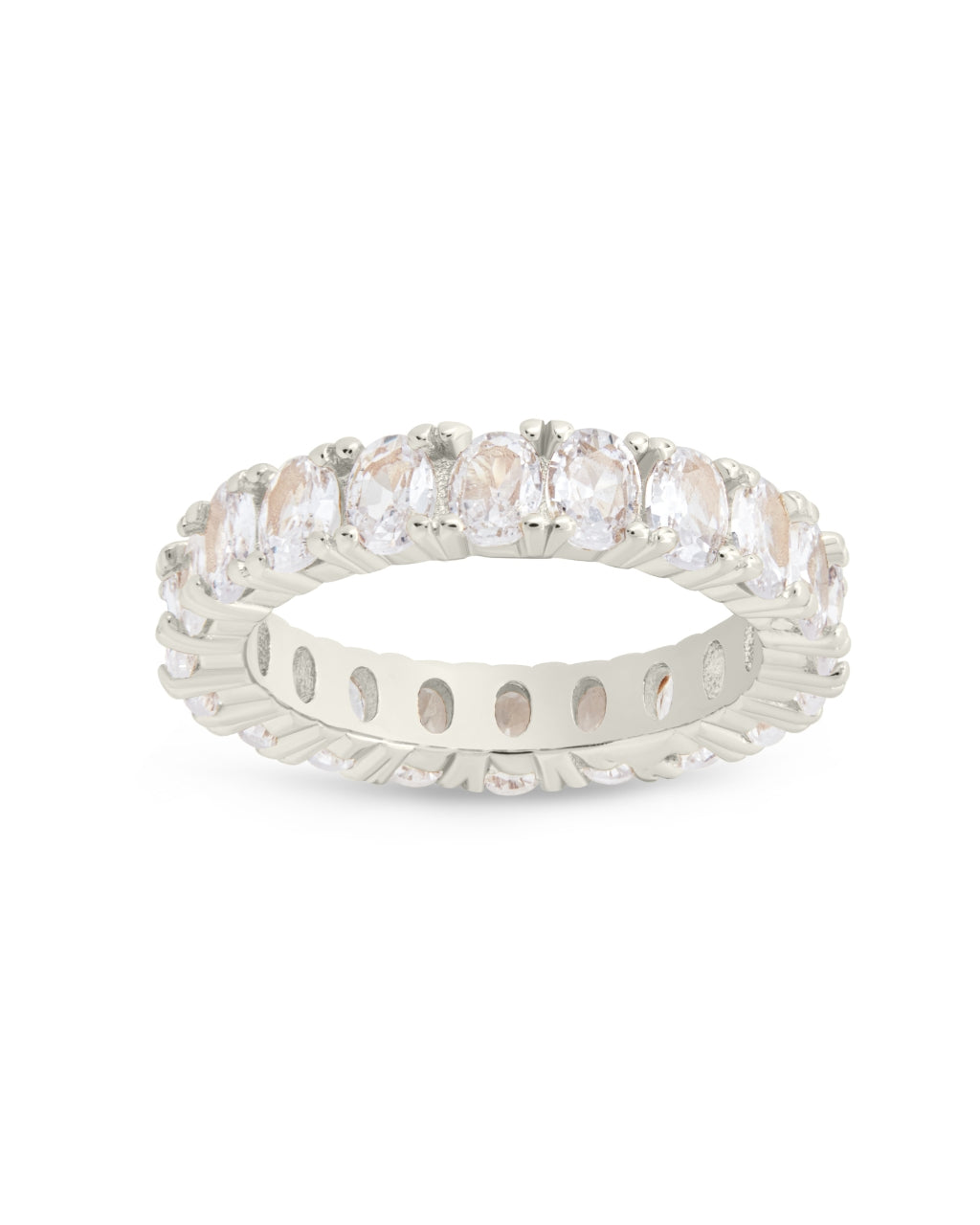 Kylie CZ Eternity Band Ring