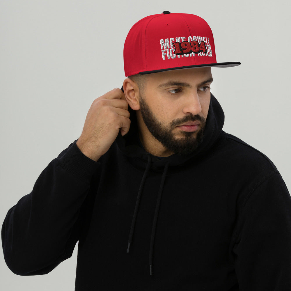 Make Orwell Fiction Again 1984 Snapback Hat