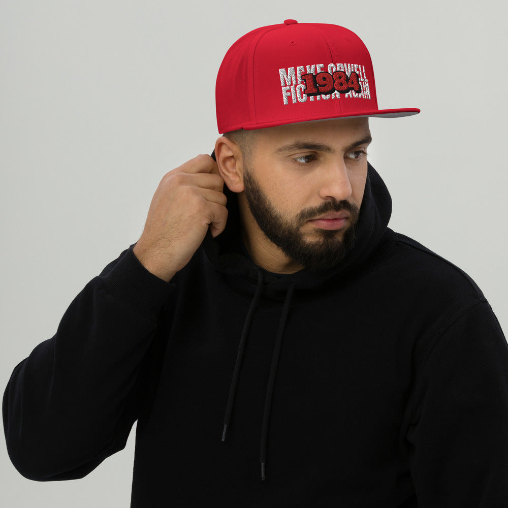 Make Orwell Fiction Again 1984 Snapback Hat