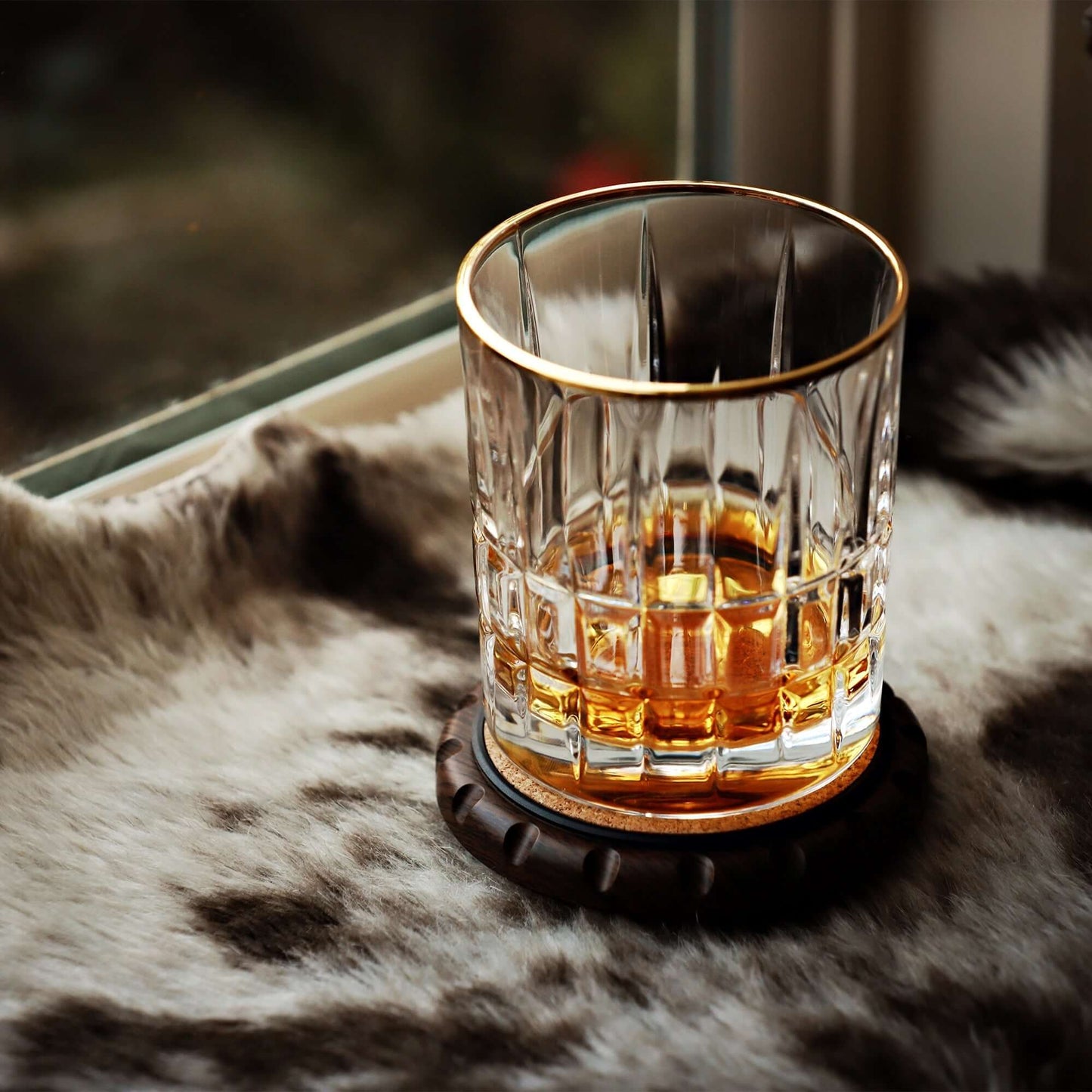 Ergo-Spin Cork Coaster with Fidget Spinner (2 pcs bundle)