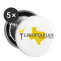 Libertarian Party of Texas Buttons large 2.2'' (5-pack)