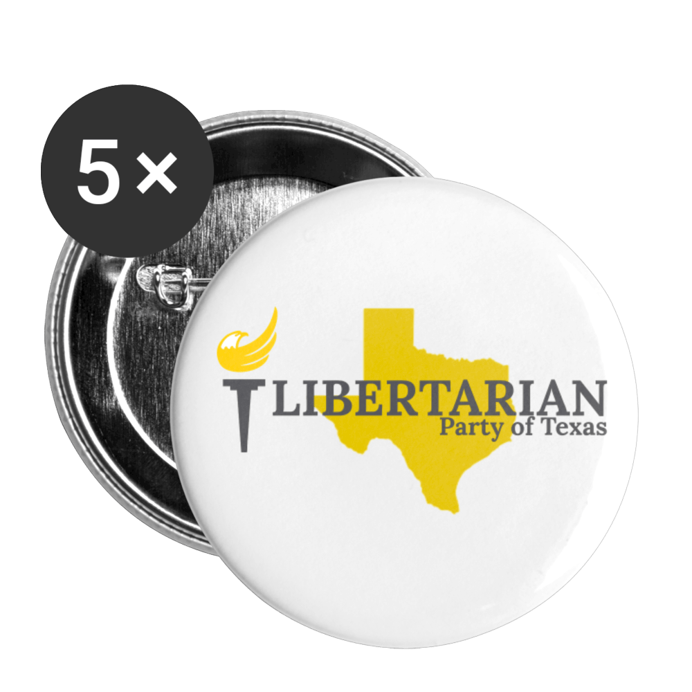 Libertarian Party of Texas Buttons large 2.2'' (5-pack)