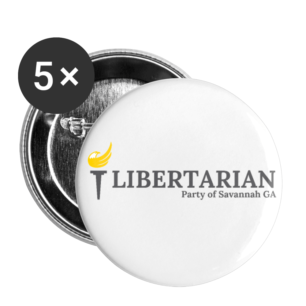 LP Savannah GA Buttons large 2.2'' (5-pack)
