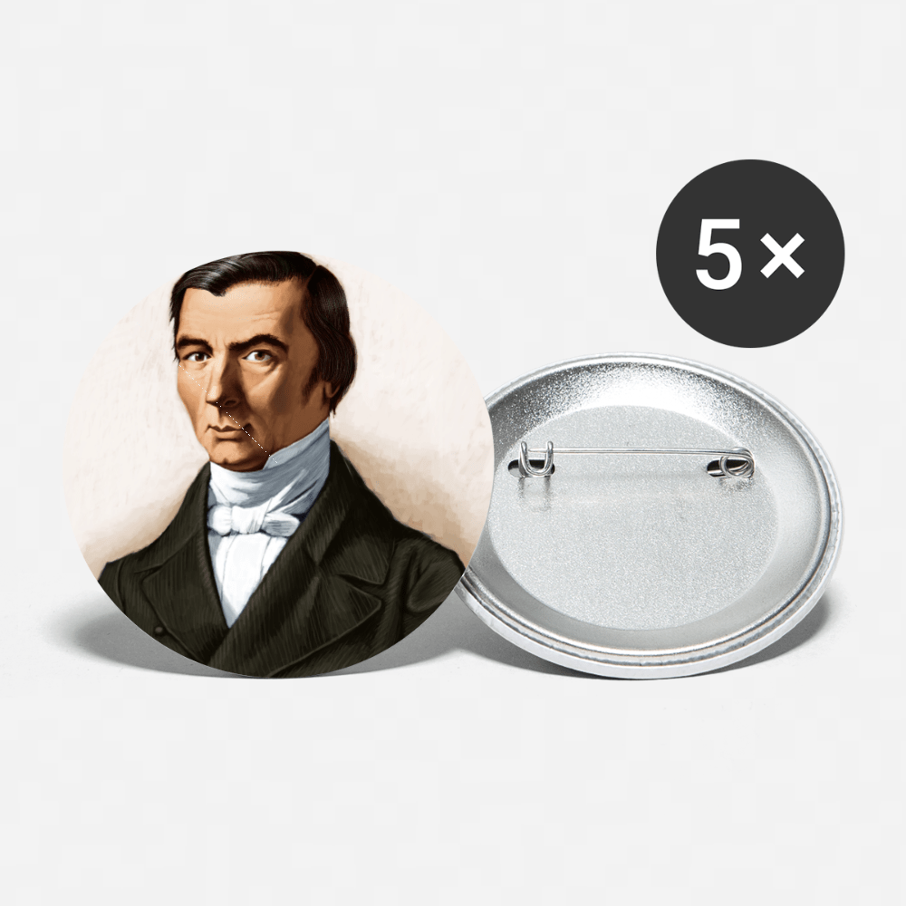 Frederic Bastiat Buttons small 1'' (5-pack)