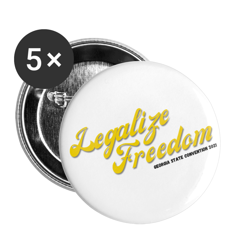 Legalize Freedom LPGA Buttons large 2.2'' (5-pack)