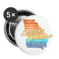 Legalize Freedom Georgia Buttons large 2.2'' (5-pack)