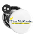 Tim McMaster for Lieutenant Governor Buttons large 2.2'' (5-pack)
