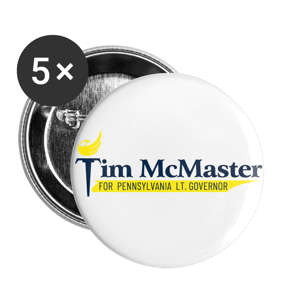 Tim McMaster for Lieutenant Governor Buttons large 2.2'' (5-pack)